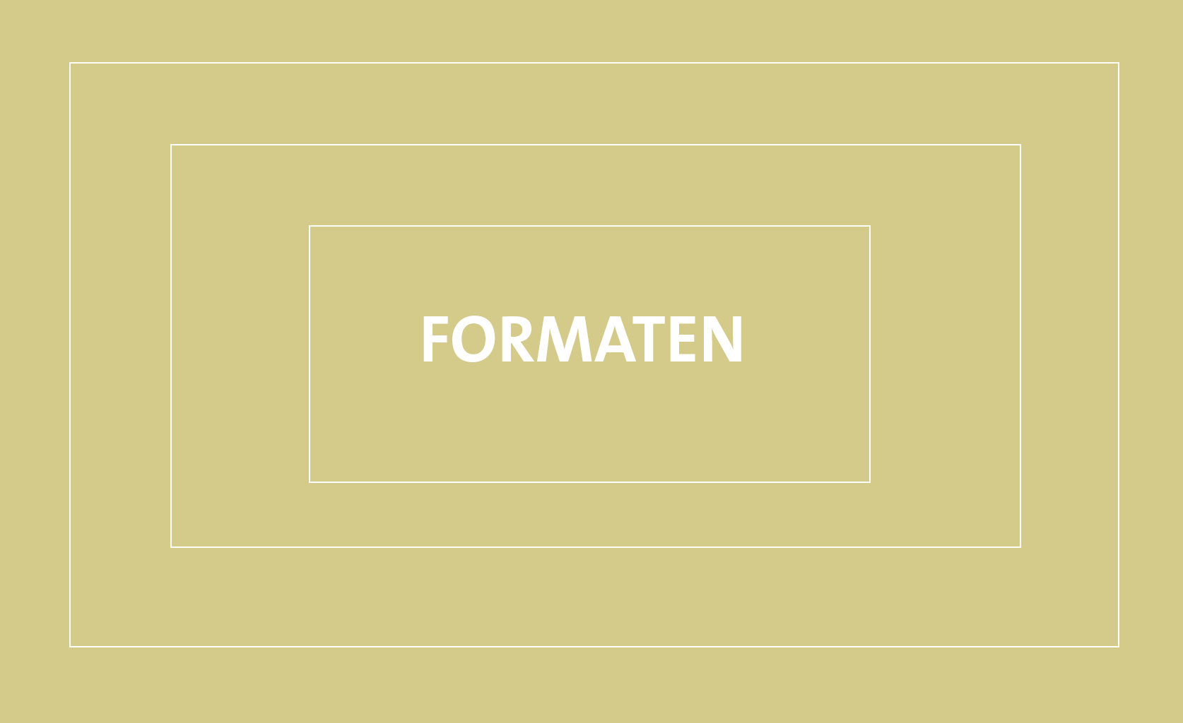 formaten weergave